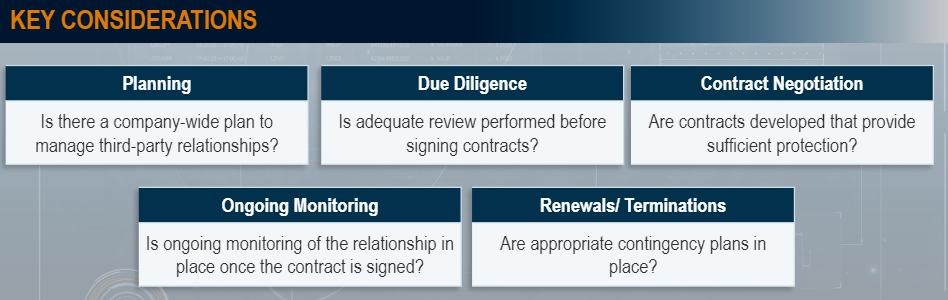 key considerations of vendor management lifecycle